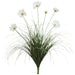 23.5" Mixed Cosmos Flower & Grass Artificial Plant -White (Pack of 12) - PBG525-WH