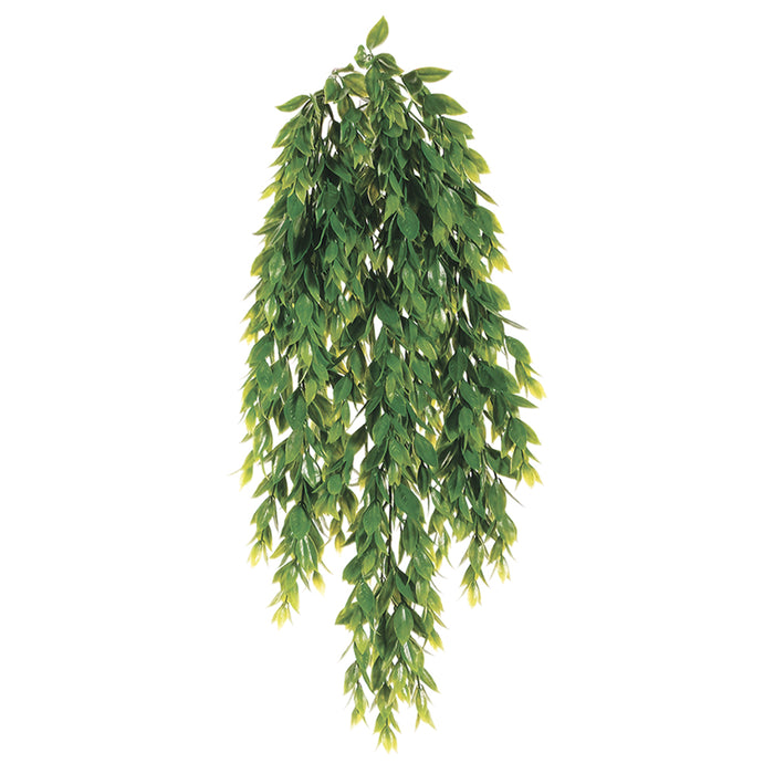 25.5" Flaming Grass Artificial Hanging Plant -Green (pack of 12) - PBG654-GR