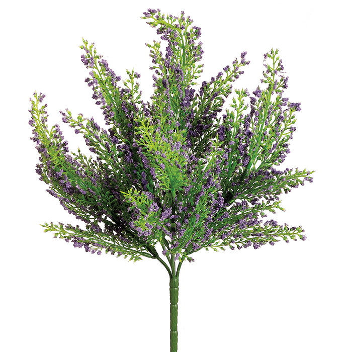 lavender fake plant 11" Mini Heather Artificial Plant -Lavender