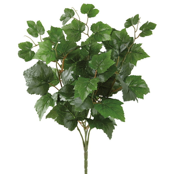 14.5" Silk Grape Ivy Leaf Plant -Green (Pack of 12) - PBI050-GR