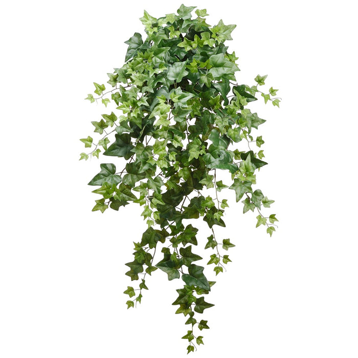 39" Hanging Silk Ivy Leaf Plant -2 Tone Green (Pack of 6) - PBI180-GR/TT