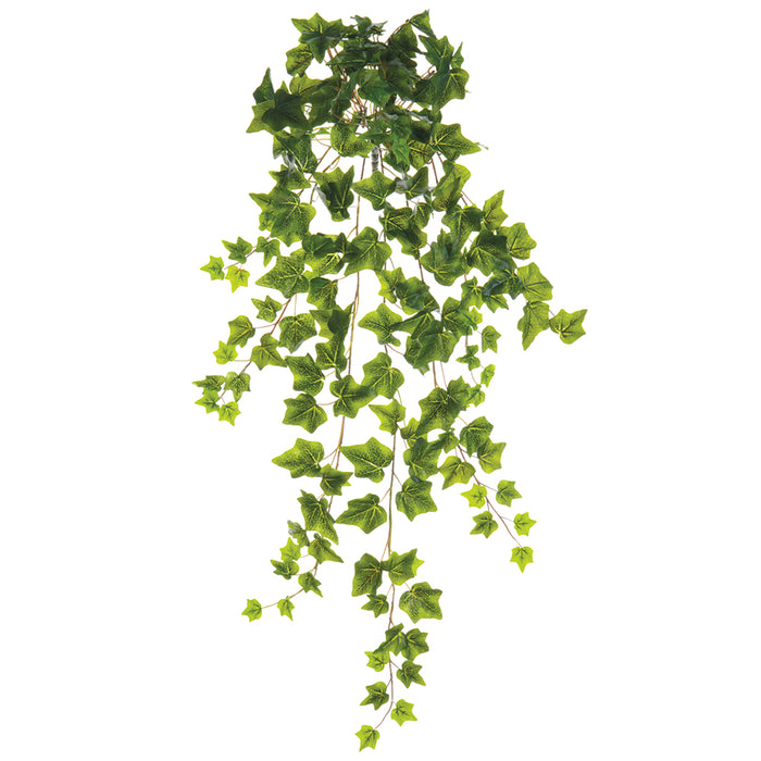34" One-Piece Construction Ivy Silk Hanging Plant -Green (pack of 6) - PBI242-GR