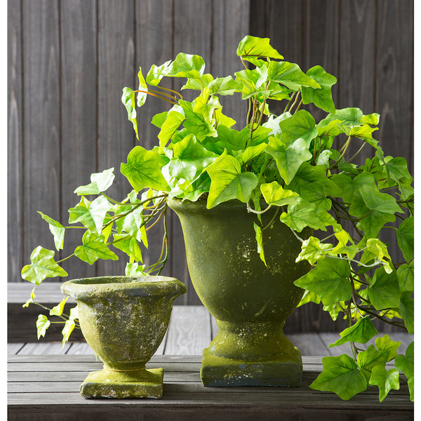 light green hanging plant 22" One-Piece Construction Ivy Silk Hanging Plant -78 Leaves -Light Green (Pack of 12)