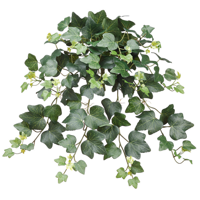 15" Hanging Ivy Gala Leaf Silk Plant -Green (pack of 6) - PBI433-GR