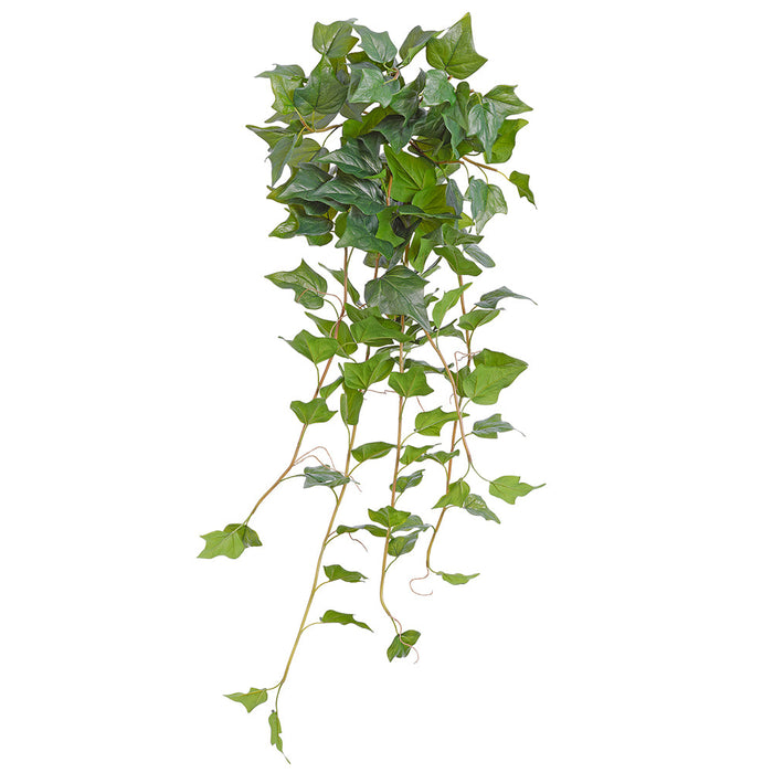 48" Ivy Leaf Silk Hanging Plant -Green (Pack of 6) - PBI630-GR