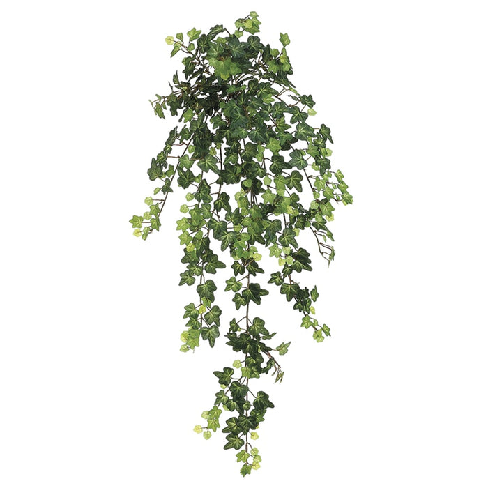 29.5" Mini Lace Ivy Silk Hanging Plant -436 Leaves -Green (pack of 12) - PBI810-GR