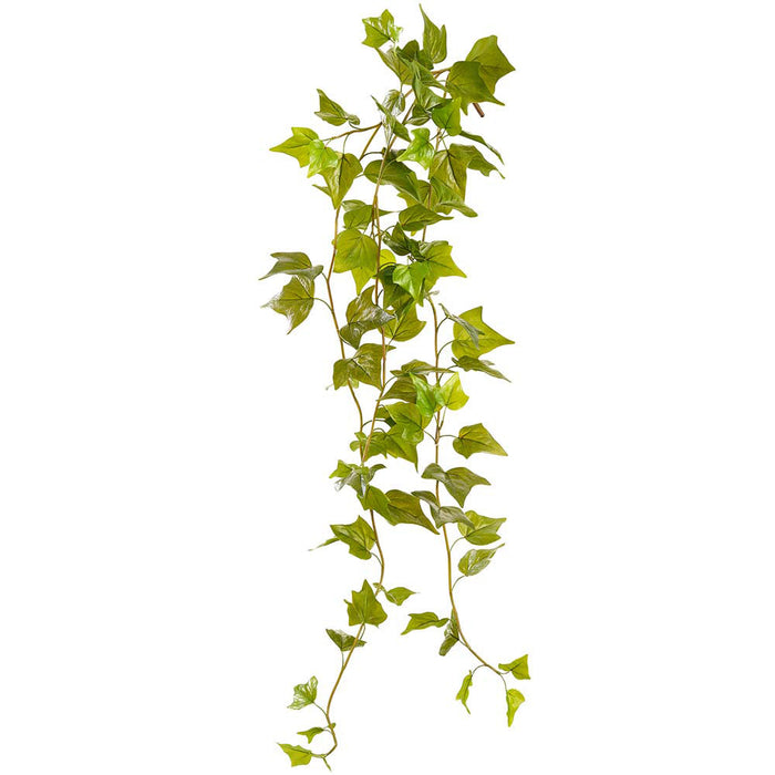 48" Outdoor UV-Resistant Artificial Hanging Ivy Leaf Plant -Green (Pack of 6) - PBI980-GR