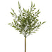 13" Silk Mini Bamboo Leaf Stem -Green (pack of 24) - PBK181-GR