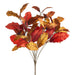 20" Laurel Leaf Silk Plant -Rust/Flame (pack of 12) - PBL006-RU/FL