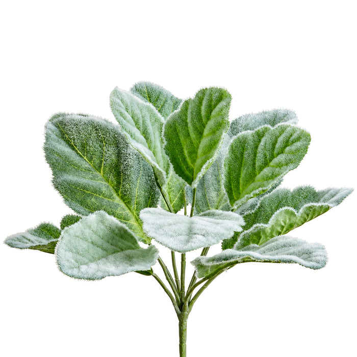 10" Silk Lamb's Ear Leaf Plant -Green/Gray (Pack of 12) - PBL010-GR/GY
