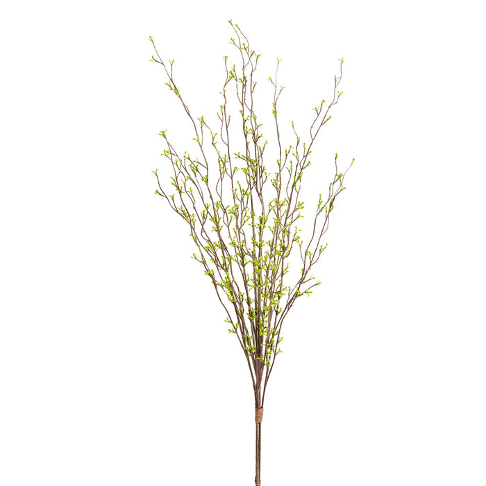 34" Mini Leaf Artificial Plant -Green (Pack of 12) - PBL120-GR