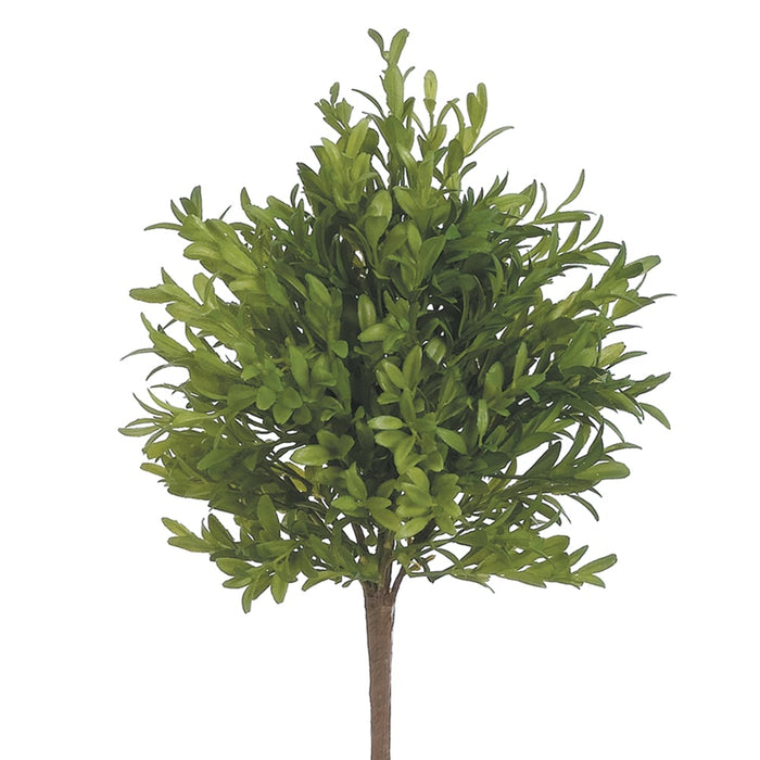 15" Plastic Tea Leaf Artificial Plant -Green (pack of 12) - PBL146-GR