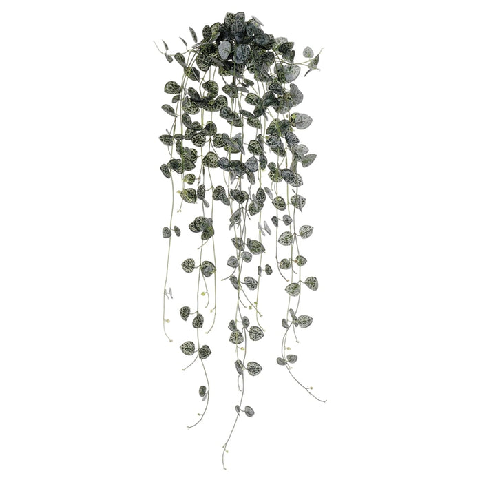 27.5" Sweetheart Silk Hanging Plant -258 Leaves -Green/Variegated (pack of 12) - PBL258-GR/VG