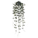 27.5" Sweetheart Silk Hanging Plant -258 Leaves -Green/Variegated (pack of 12) - PBL258-GR/VG