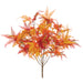 17" Artificial Japanese Maple Leaf Plant -Orange/Flame (Pack of 12) - PBM012-OR/FL