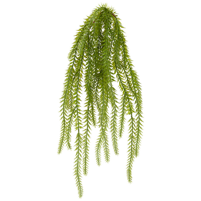 18" Club Moss Artificial Hanging Plant -Green (Pack of 12) - PBM018-GR