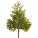 12" PE Soft-Touch Spike Moss Artificial Plant -Green (Pack of 12) - PBM082-GR