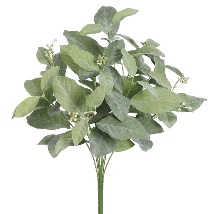 18" Magnolia Silk Plant -Frosted Green (Pack of 12) - PBM317-GR/FS