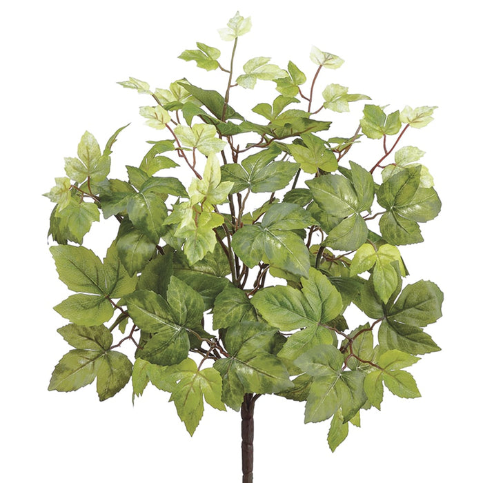 20" Silk Maple Leaf Plant -2 Tone Green (pack of 12) - PBM392-GR/TT