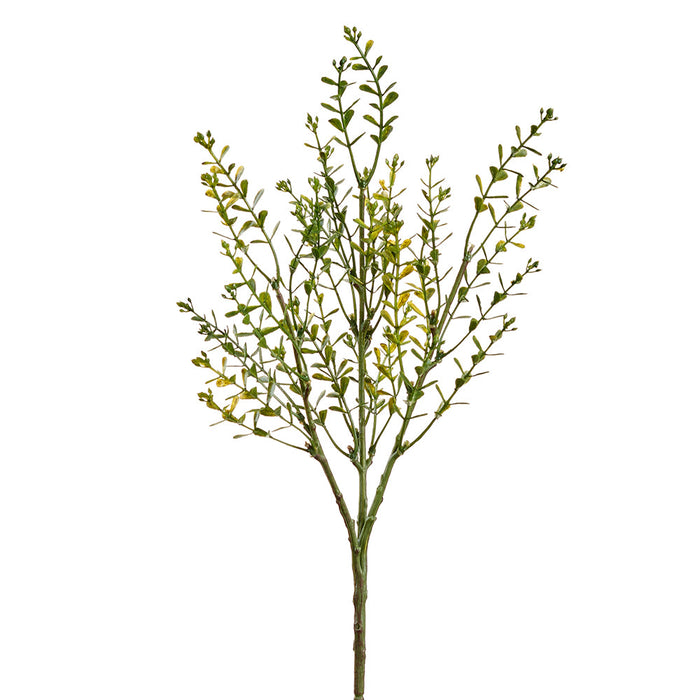15" Myrtle Leaf Artificial Plant -Green (Pack of 36) - PBM517-GR