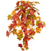 24" Hanging Maple Leaf Silk Plant -Flame/Green (pack of 6) - PBM551-FL/GR