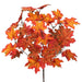 17" Silk Maple Leaf Plant -Mixed Orange (pack of 12) - PBM731-OR/MX