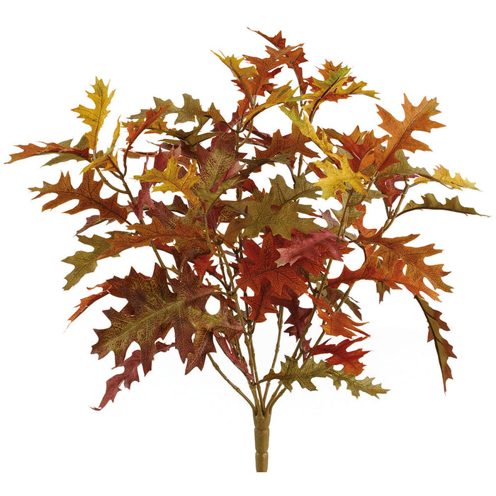 19" Oak Leaf Silk Plant -Fall (Pack of 12) - PBO029-FA
