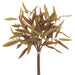 17" Artificial Dried-Look Olive Leaf Stem Bundle -Brown/Tan (Pack of 8) - PBO241-BR/TN