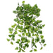 15" Mini Pothos Leaf Silk Hanging Plant -Variegated Green (pack of 24) - PBP152-GR/VG