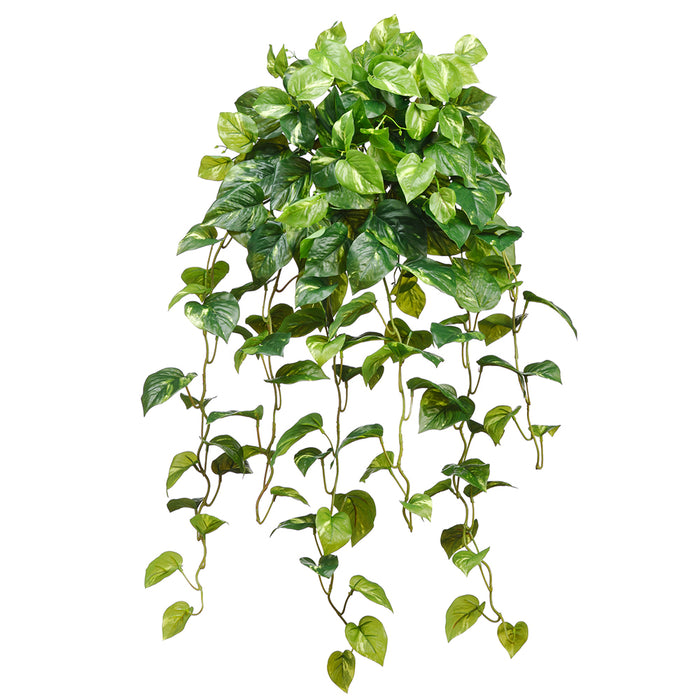 silk pothos plant 36" Real Touch Silk Pothos Leaf Plant -Green (Pack of 4)