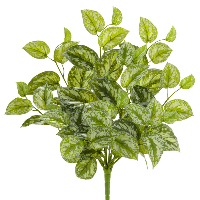 20" Real Touch Scindapsus Leaf Artificial Plant -Green (Pack of 6) - PBP258-GR/CR