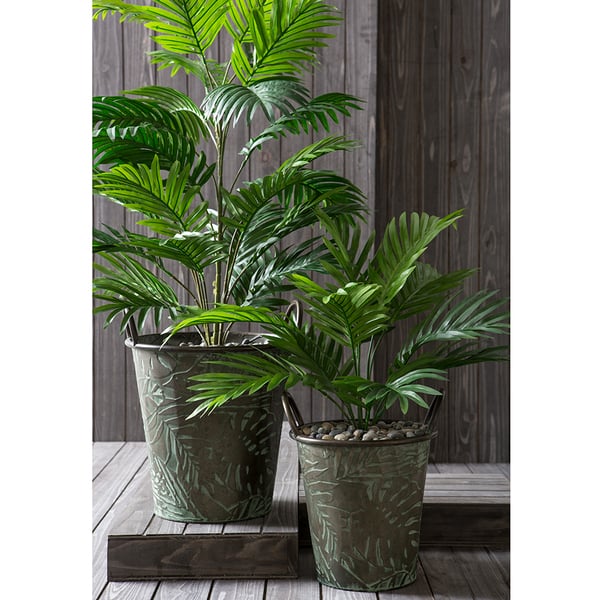 areca palm 12 pack 18" Areca Palm Silk Plant -Green (Pack of 12)