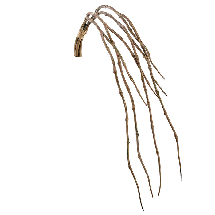 24.5" Hanging Root Artificial Stem Bundle -Brown/Green (Pack of 24) - PBR582-BR/GR