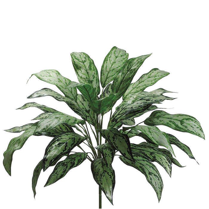 28" Aglaonema Silver Queen Silk Plant -Green (pack of 6) - PBS702-GR