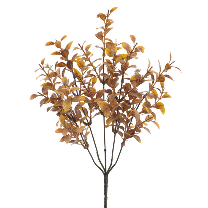 13" Tea Leaf Artificial Plant -Brown/Tan (Pack of 12) - PBT170-BR/TN