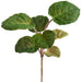 10" African Violet Leaf Artificial Plant -Green (Pack of 12) - PBV702-GR