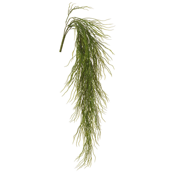 33" Hanging Silk Willow Leaf Plant -Green (Pack of 12) - PBW065-GR