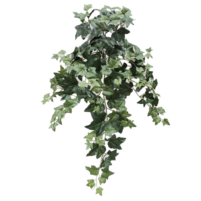 31" Hanging Silk Ivy Leaf Plant -Green (pack of 12) - PBW131-GR