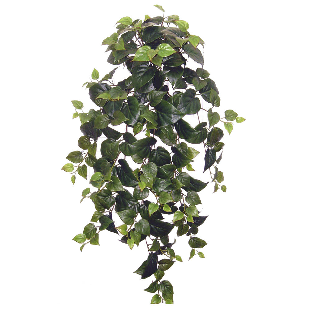 Artificial Plants Hanging Philodendron Bush - 32