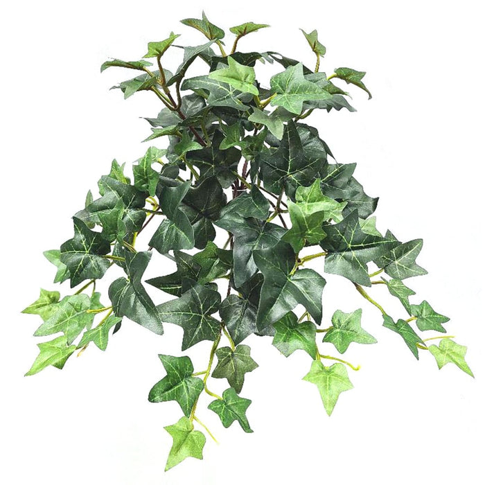 12" Hanging Silk Sage Ivy Plant -2 Tone Green (pack of 24) - PBW402-GR/TT