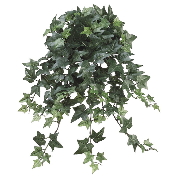 22.5" Medium Sage Ivy Silk Hanging Plant -214 Leaves -2 Tone Green (pack of 12) - PBW422-GR/TT