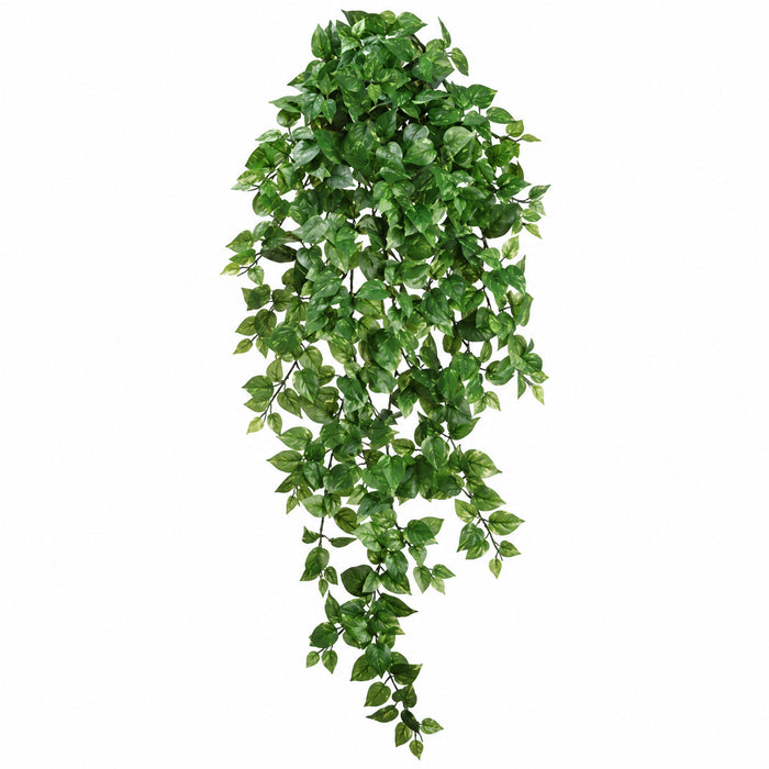 51" Medium Pothos Silk Hanging Plant -547 Leaves -2 Tone Green (Pack of 6) - PBW461-GR/TT