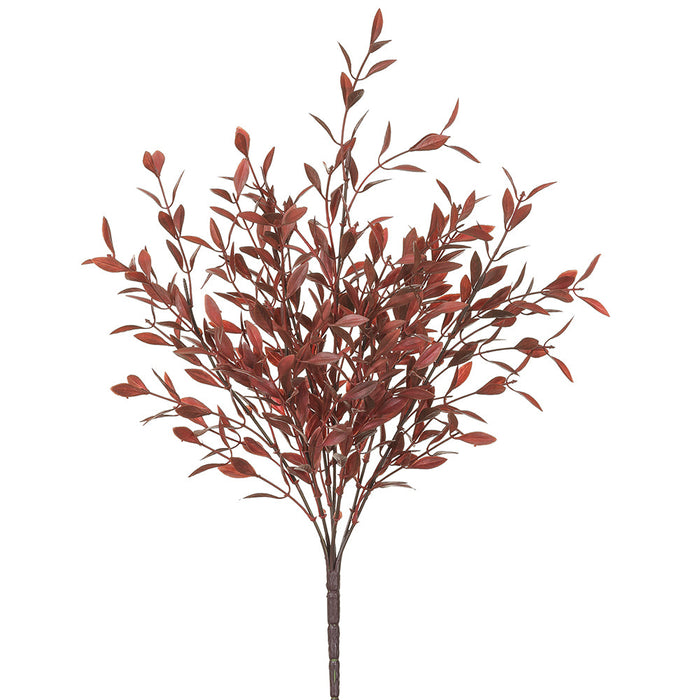 36" Willow Leaf Artificial Plant -Burgundy/Brown (Pack of 36) - PBW483-BU/BR
