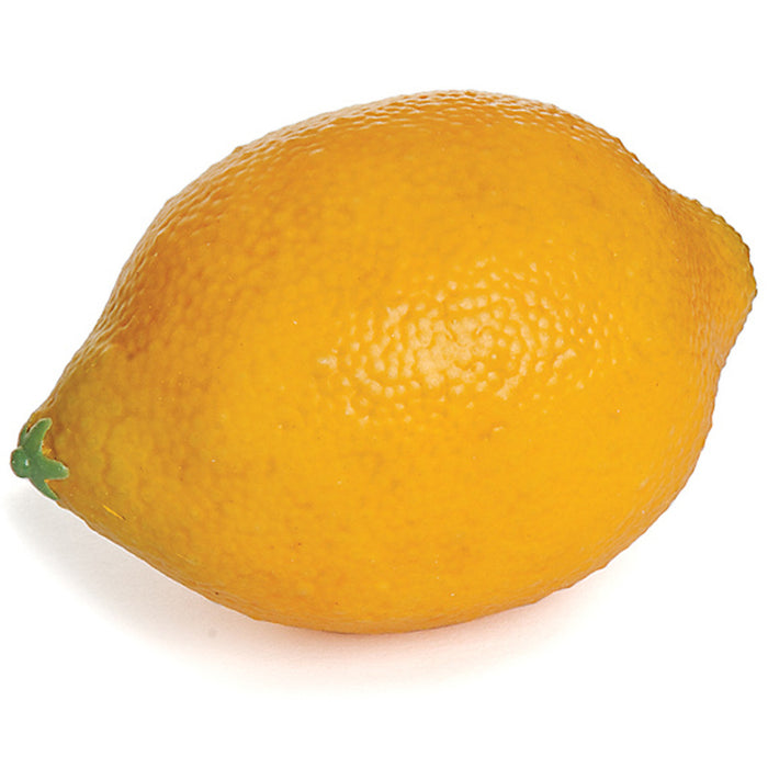 3" Artificial Lemon Fruit -Yellow (pack of 24) - PF140400