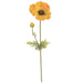29" Large Foam Poppy Silk Flower Stem -Yellow (Pack of 12) - PF-191220