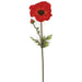 29" Large Foam Poppy Silk Flower Stem -Dark Orange (Pack of 12) - PF-191240
