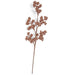 26" Glittered Styrofoam Berry Artificial Stem -Rose Gold (pack of 12) - PF-200006