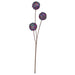 25.5" Sequined Ball Artificial Stem Pick -Purple/Turquoise (pack of 12) - PF200211