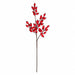 31" Artificial Rosehip Berry Stem -Red (Pack of 12) - PF-260116