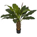 4'3" Foam Anthurium Silk Plant w/Pot -Green - PF70010
